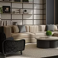Reception Rest Area Negotiation Area 3d model