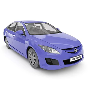 Vehicle Car Purple Car 3d model