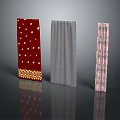 Red Gray Pink Fashion Scarves With Gold Star Solid And Floral Patterns
