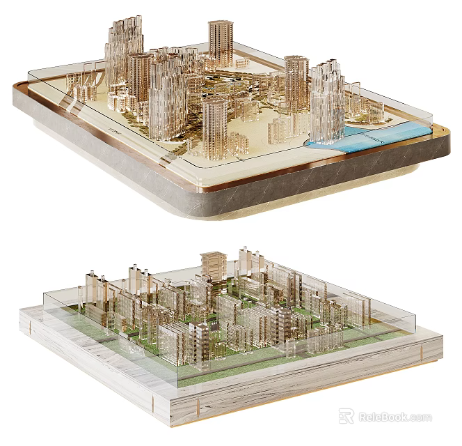 Commercial Architectural Model Sand Table Equipment for Urban Planning Display Projects 3d model 