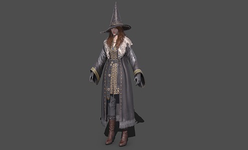 Magician Summoner Warlock Magician 3d model