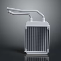 Car Radiator Metal Cooling Component With Fins And Tubes For Vehicle Engine