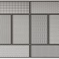 Ornate Lattice Window Grilles Featuring Various Decorative Patterns And Design Styles