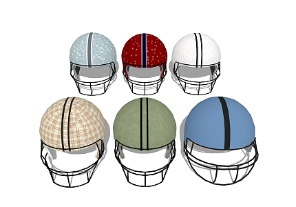 Binaural Baseball Helmet 3d model