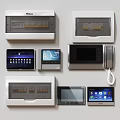 Distribution box videophone 3d model