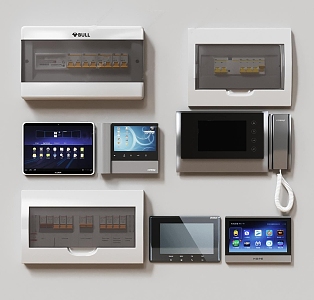 Distribution box videophone 3d model