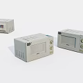 Three White Classic Design Microwave Ovens As Essential Kitchen Appliances For Home Use