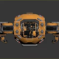 Modern Robot Assistant Small Robot 3d model