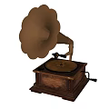 phonograph sound 3d model