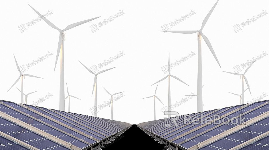 Modern windmills can use solar energy model