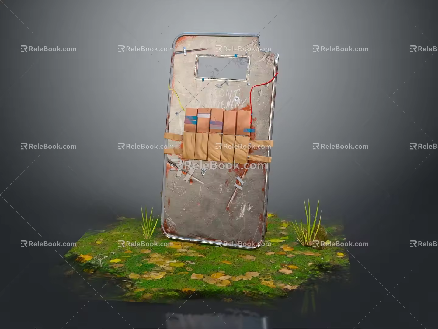 Shield Defense Weapon Ancient Shield Iron Shield Protective Shield Wooden Shield Ancient Weapon Cold Weapon 3d model