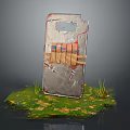 Shield Defense Weapon Ancient Shield Iron Shield Protective Shield Wooden Shield Ancient Weapon Cold Weapon 3d model