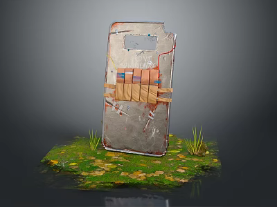 Shield Defense Weapon Ancient Shield Iron Shield Protective Shield Wooden Shield Ancient Weapon Cold Weapon 3d model