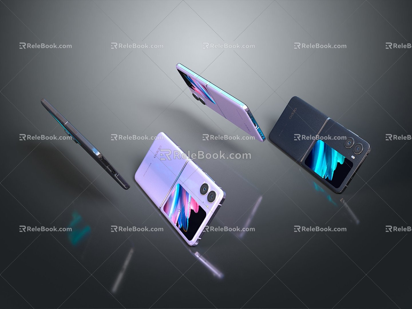 Modern Cell Phones Smart Phones Mobile Phones Mobile Phones 3d model