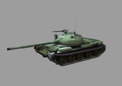 T-62 Battle Tank Military Vehicle Armored Vehicle 3d model