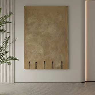 Quiet decorative painting 3d model