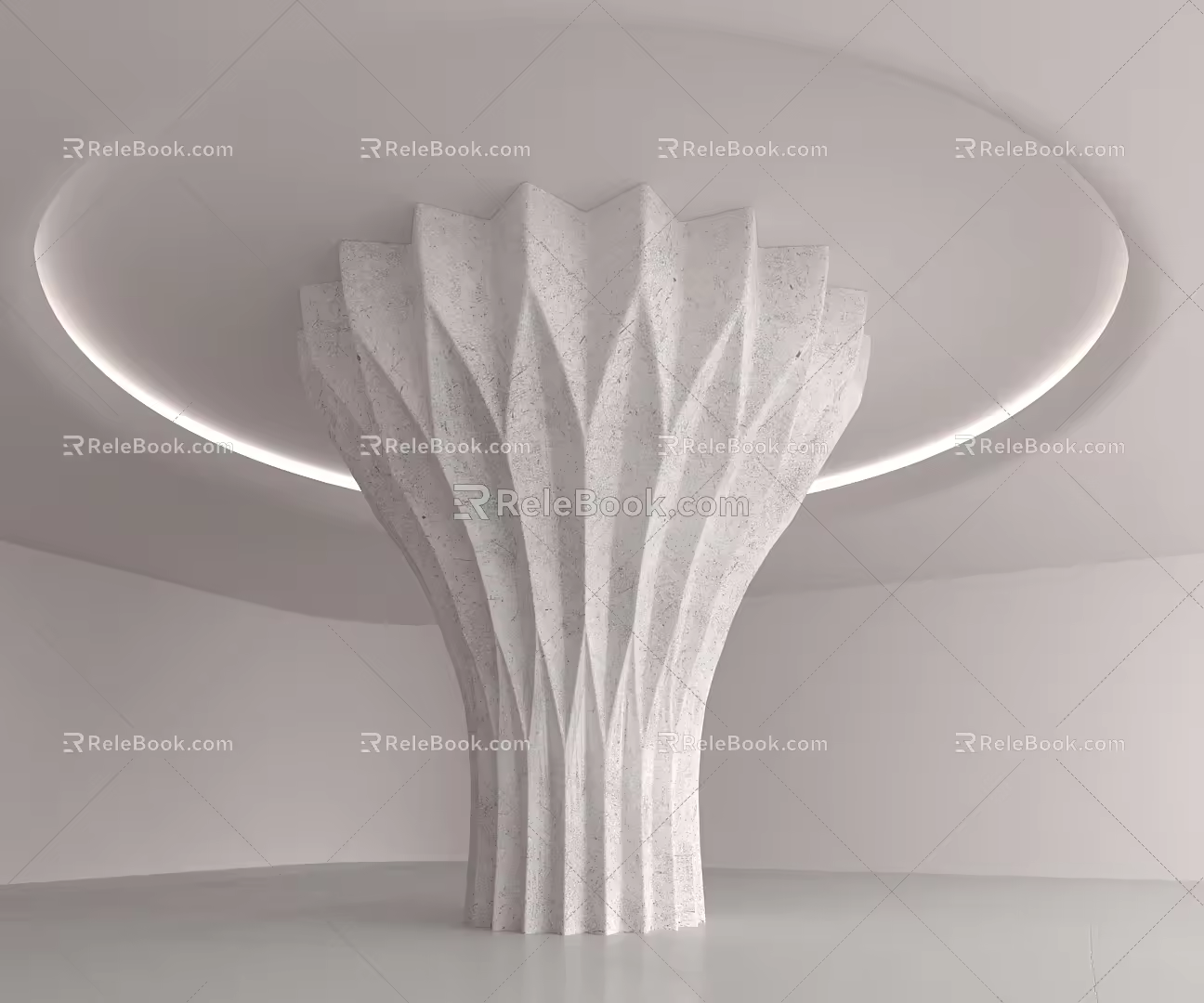 Modern Column 3d model