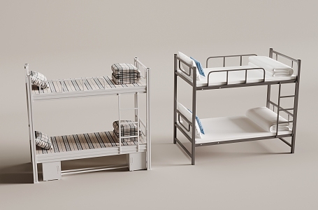 Bed up and down 3d model