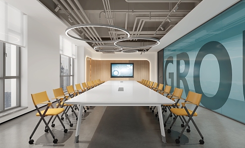 Modern Meeting Room Minimalist Meeting Room 3d model