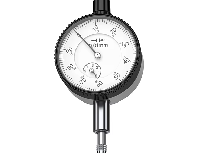 Precision Dial Indicator Hardware Tool For Accurate Industrial Mechanical Measurements 3d model