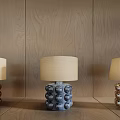 Light Luxury Table Lamp Cloth Table Lamp Glass Table Lamp 3d model