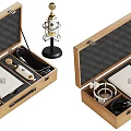 Professional Hardware Tools Set in Wooden Toolbox for Home Repair and DIY Projects