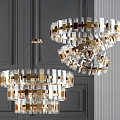 Light Luxury Crystal Chandelier Crystal Lamp 3d model