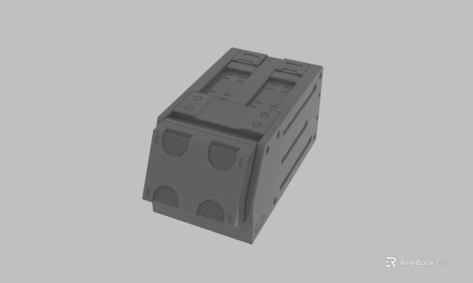Modern Air Conditioner Fan With Compact Structure And Multiple Vent Openings 3d model 