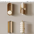 Simple wall lamp 3d model