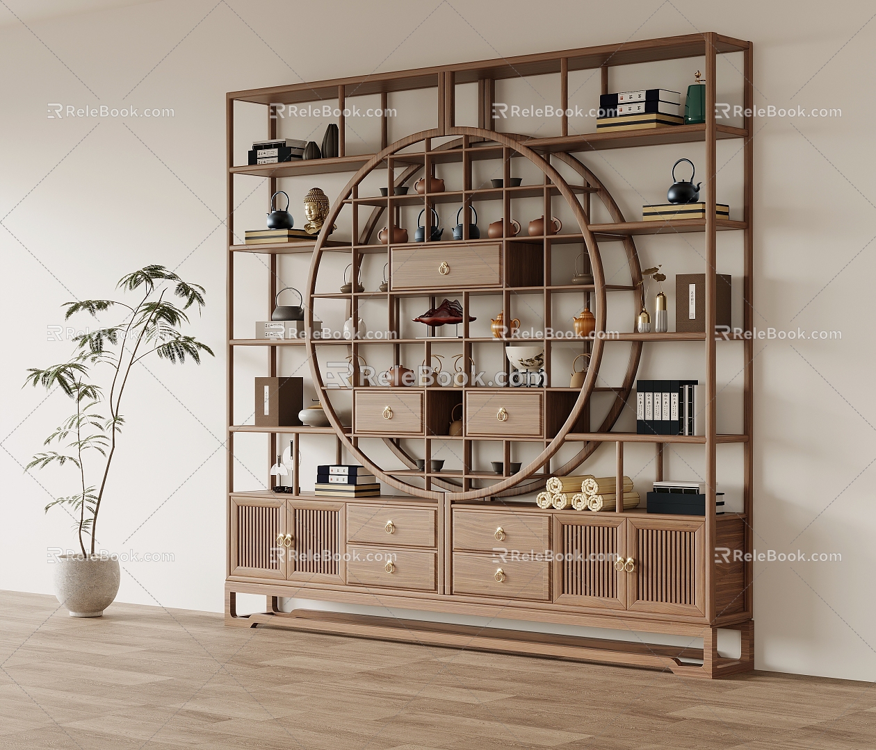 New Chinese Antique Rack 3d model