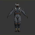 Robot Assistant Small Robot Butler Robot Butler Figure Game Figure 3d model