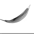 White Hammock with Hanging Ropes for Outdoor Relaxation and Comfort