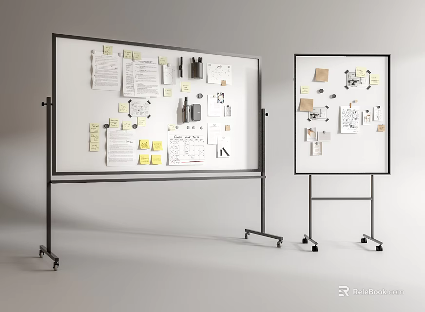 Organized Display Of Musical Instruments And Art Supplies In Creative Studio Workspace 3d model 