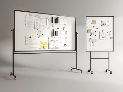 Organized Display Of Musical Instruments And Art Supplies In Creative Studio Workspace 3d model