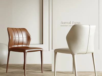 minotti Single Chair Single Chair Leisure Chair Dining Chair Desk Chair 3d model