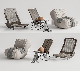 Quiet Recliner Leisure Chair 3d model