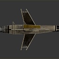 Modern Fighter Fighter Fighter Sci-fi Fighter 3d model