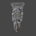 Detailed Ancient Egyptian Female Sphinx Stone Statue With Weathered Features