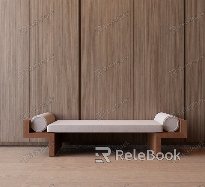 Modern bed end stool model