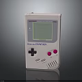 Classic Nintendo Game Boy Portable Gaming Console with Green Screen and Pink Buttons