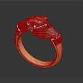 Gold Ring With Two Hands Holding Pink Heart Shaped Gemstone And Diamond Decorations