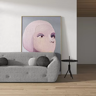 Nordic Decorative Hanging Painting 3d model