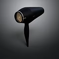 Professional Black Modern Hair Dryer With Powerful Motor And Efficient Drying