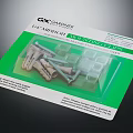 GASONNER Leashing Mounting Clips Hardware Tools With Screws And Fasteners