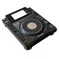 Professional Electronic Musical Instrument Pioneer DJ Controller with Display Screen Knobs and Turntable 3d model