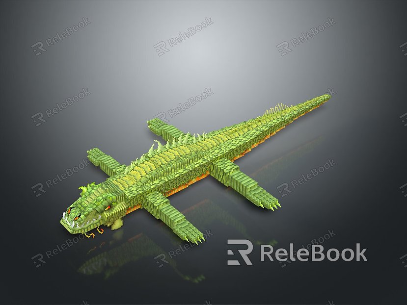 Crocodile Alligator Nile Crocodile carnivore reptile cold-blooded animal reptile reptile model