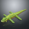 Crocodile Alligator Nile Crocodile carnivore reptile cold-blooded animal reptile 3d model