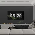 Modern Minimalist Open Living And Dining Room With Elegant Neutral Tone Cozy Home Interior Design