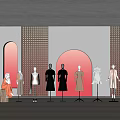 Modern Model Clothing Store Model 3d model
