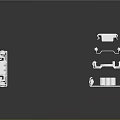 Drawer Slide Track Slide Components PBR 3d model